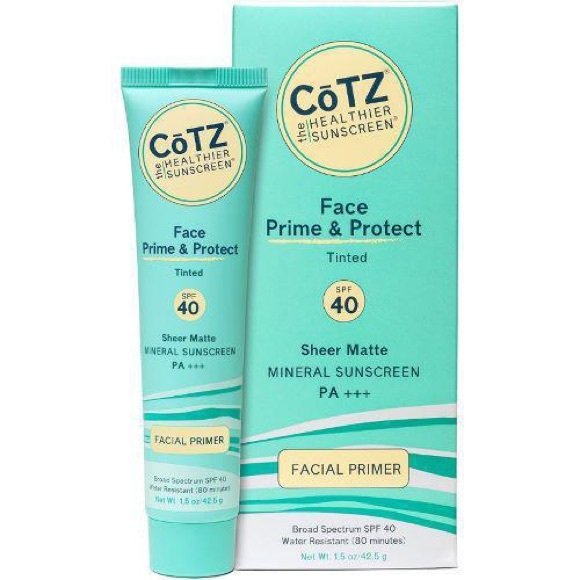 🪞 NEW COTZ Face Prime & Protect Non-Tinted Mineral Sunscreen/ Facial Primer - Picture 1 of 4